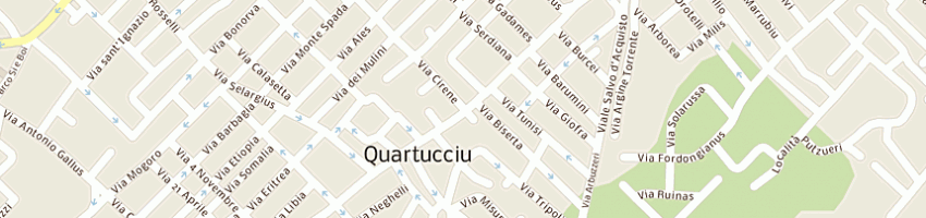Mappa della impresa putzu massimo a QUARTUCCIU