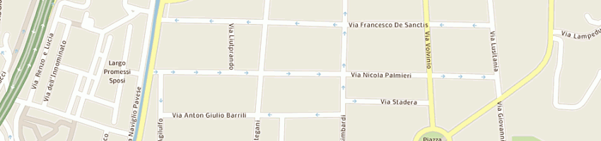 Mappa della impresa botti dario a MILANO