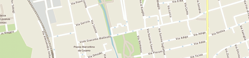 Mappa della impresa bosisio raul danilo a CUSANO MILANINO