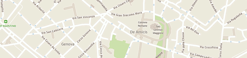Mappa della impresa filiberti di felline gregorio e conio giovanni pietro (snc) a MILANO