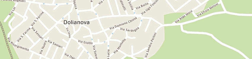 Mappa della impresa studio domu snc di nicola placido e fabrizio rubiu a DOLIANOVA