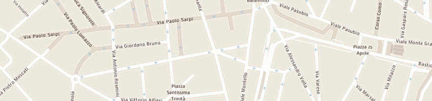 Mappa della impresa nuova europa di guan wei a MILANO