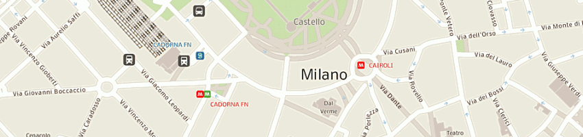 Mappa della impresa sintesi italia srl a MILANO