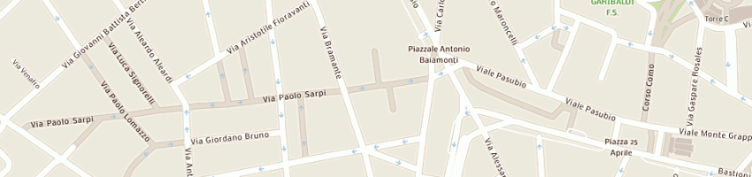 Mappa della impresa le novita' dolciarie di landolfi pamela e c sas a MILANO