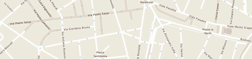 Mappa della impresa alba d'oriente sas di chen yongxiao e c a MILANO