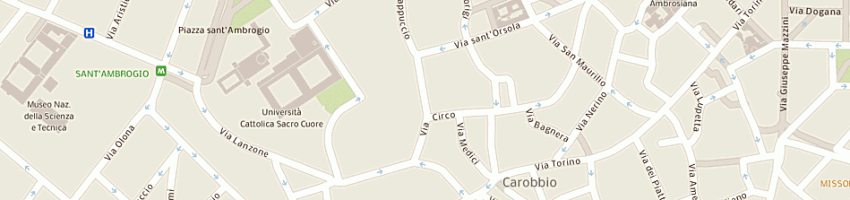 Mappa della impresa istituto tecnico industriali carlo bazzi a MILANO