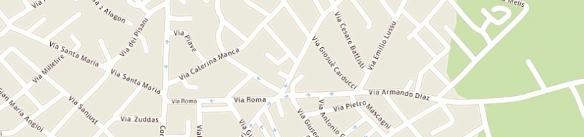 Mappa della impresa termodelta di oggiano a DOLIANOVA
