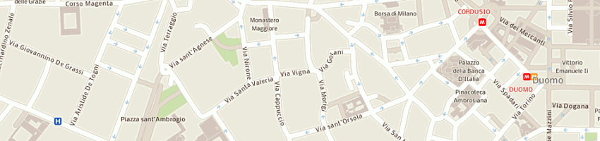 Mappa della impresa studio di podologia di marquardt jacqueline a MILANO