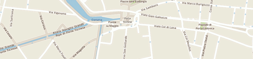Mappa della impresa snorky sas a MILANO