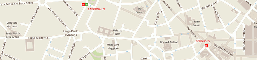Mappa della impresa de gregori cecilia a MILANO