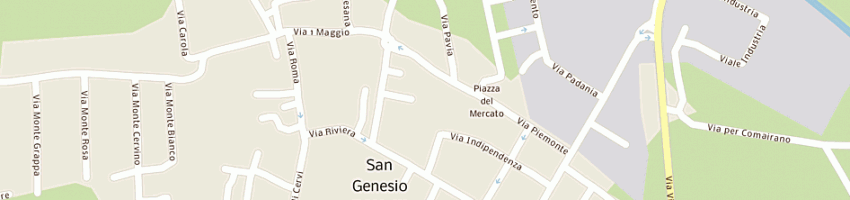 Mappa della impresa 3b di bertoli ivano e c snc a SAN GENESIO ED UNITI