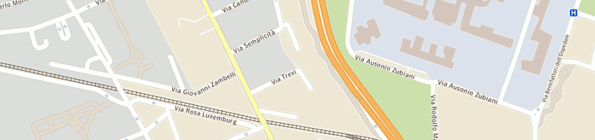 Mappa della impresa terranova gaetano a MILANO