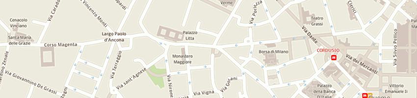 Mappa della impresa lo sfizio di giorgione antonella e c sas a MILANO