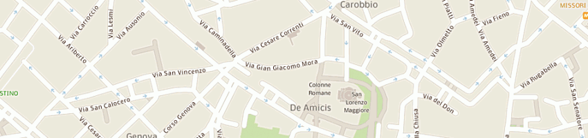Mappa della impresa altra srl a MILANO