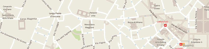 Mappa della impresa ristorante la brisa a MILANO