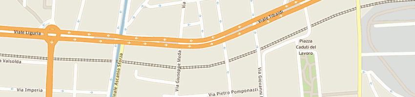 Mappa della impresa cristallerie galbiati srl a MILANO