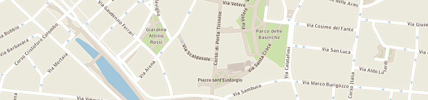 Mappa della impresa fornari spa a MILANO