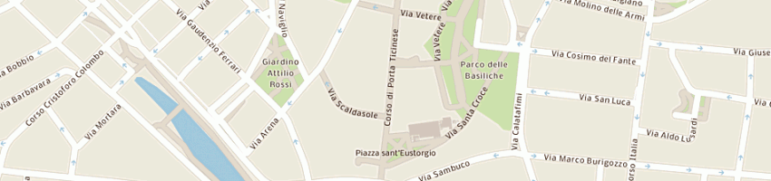 Mappa della impresa dixi srl a MILANO