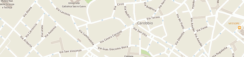 Mappa della impresa d'amelio paola maria a MILANO