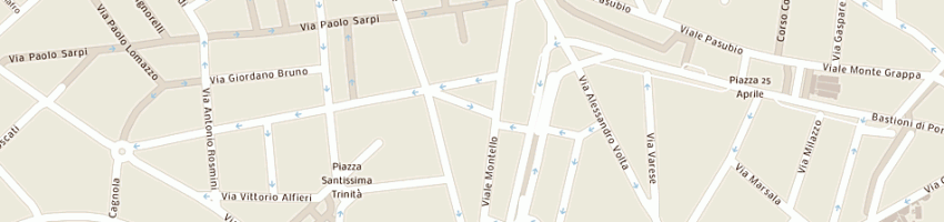 Mappa della impresa autorimessa smeraldo (srl) a MILANO