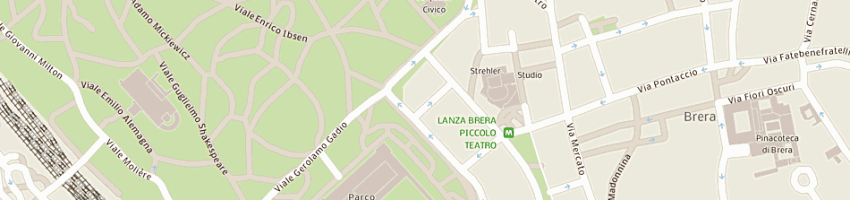 Mappa della impresa hogolfin sas a MILANO