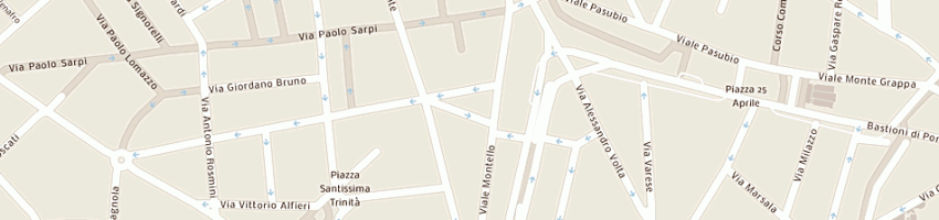 Mappa della impresa pellicceria ferdissima srl a MILANO