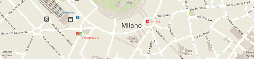 Mappa della impresa federlegno arredo srl a MILANO