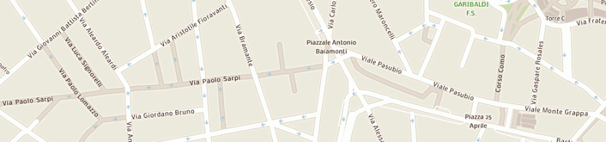 Mappa della impresa dong ya di hu yueyan e c a MILANO