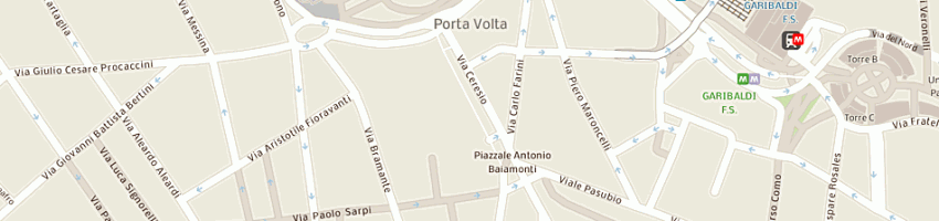 Mappa della impresa palantir di forneris gianmario e viotti dario sas a MILANO