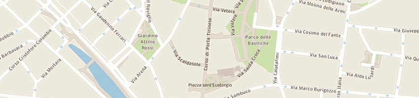 Mappa della impresa magica di irene borg a MILANO
