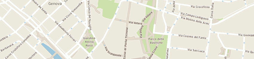 Mappa della impresa maspo snc a MILANO