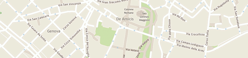 Mappa della impresa m e d di paroni meri e marchi daniela snc a MILANO