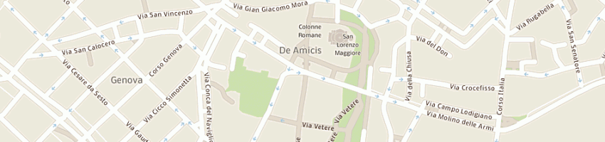 Mappa della impresa aran di monica paparcone e c (sas) a MILANO