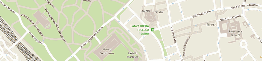 Mappa della impresa global service srl a MILANO