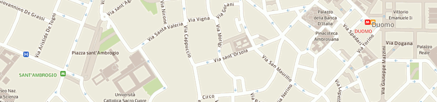 Mappa della impresa pastore paola a MILANO