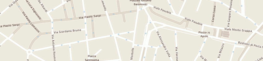 Mappa della impresa whl srl a MILANO