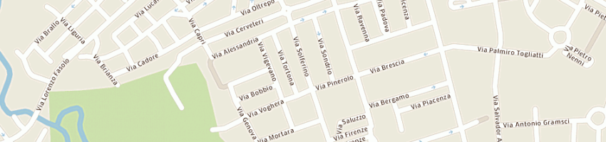 Mappa della impresa piacentini silvio a PAVIA