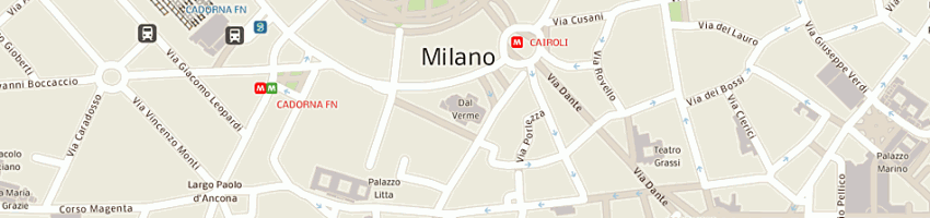 Mappa della impresa ticketone spa a MILANO