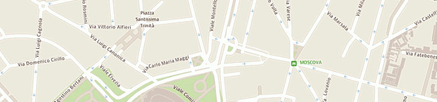 Mappa della impresa casali e associati srl a MILANO