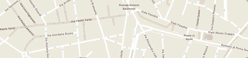 Mappa della impresa carlo cozzi snc di gianni e alessandro cozzi a MILANO