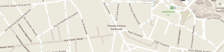 Mappa della impresa planet service sas a MILANO