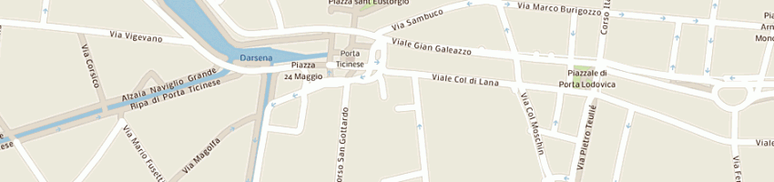 Mappa della impresa viola confezioni sas di viola aldo e co a MILANO