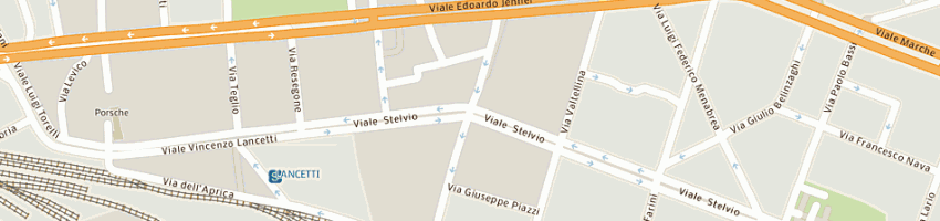 Mappa della impresa ausonia srl a MILANO