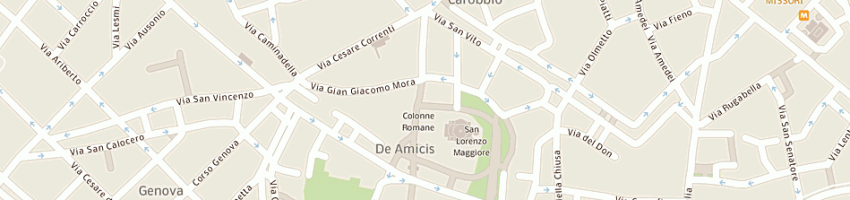 Mappa della impresa domar sas di blackboard srl e c a MILANO