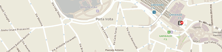 Mappa della impresa gilda sas di mainolfi antonietta a MILANO
