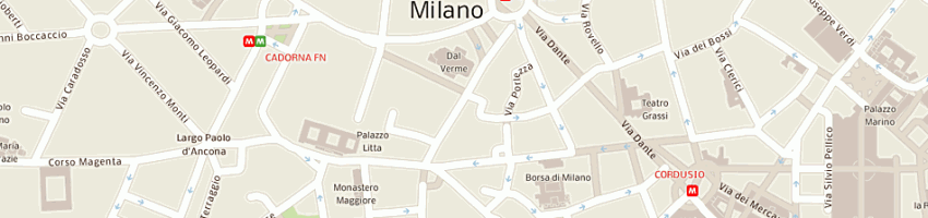 Mappa della impresa market dynamics international srl a MILANO