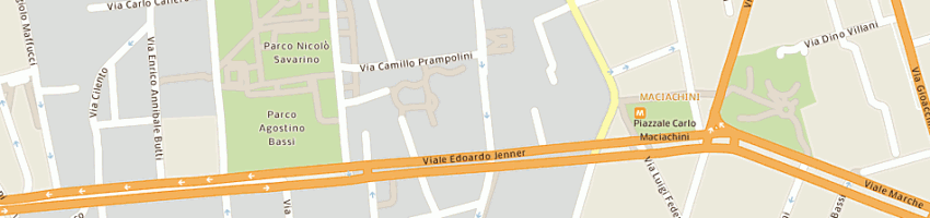 Mappa della impresa esselunga spa a MILANO
