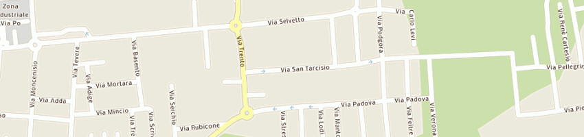 Mappa della impresa lamm snc di tonon tiziano e c a CESANO MADERNO