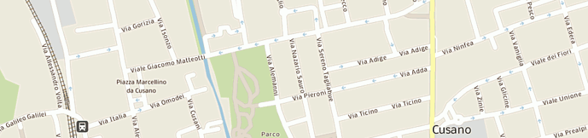 Mappa della impresa credito emiliano (spa) a MILANO