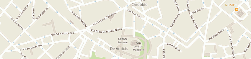 Mappa della impresa poste italiane a MILANO